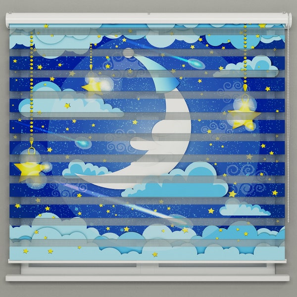 Customizable shades roller blind - Made for day and night use -  Suitable for children's room. Sleeping Room Printered Zebra Roller Blinds