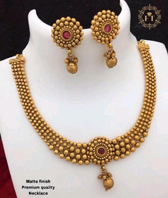 Copper jewellery set discount