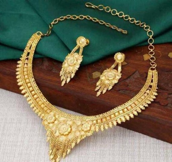 1 tole ka gold necklace discount