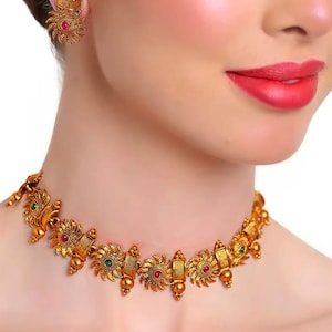 Choker for Saree Etsy