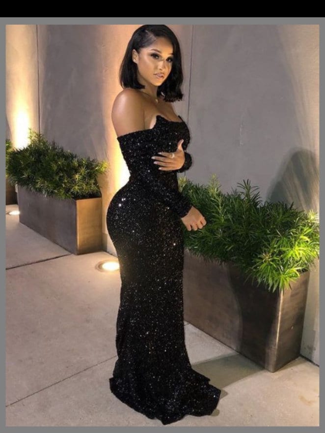 23+ Black Sparkly Long Sleeve Dress