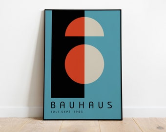 Bauhaus Art Print, Modern Art Print, Retro Art Print, Instant Download, Bauhaus Jpg, Colorful Poster, Basic Poster Art, Printable Art