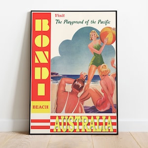 Australien Kunstdruck, Reise Poster, Vintage Kunstdruck, Haus Wandkunst, Download Kunstdruck