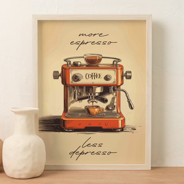 Exclusive Vintage Coffee Art Prints: Transform Your Space with Digital Art Prints