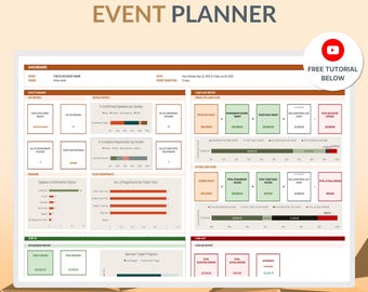 Event Planner Template: Seminar, Conference, Workshop (Google Sheets)