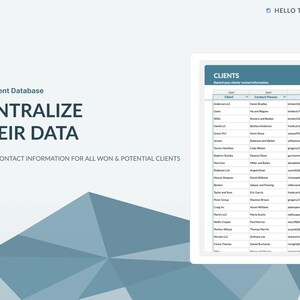 client tracker template, google sheets, excel, spreadsheet, lead management, project management, project tracker, invoice tracker, service client dashboard, business KPI, business performance tracking, customer conversion, customer segmentation