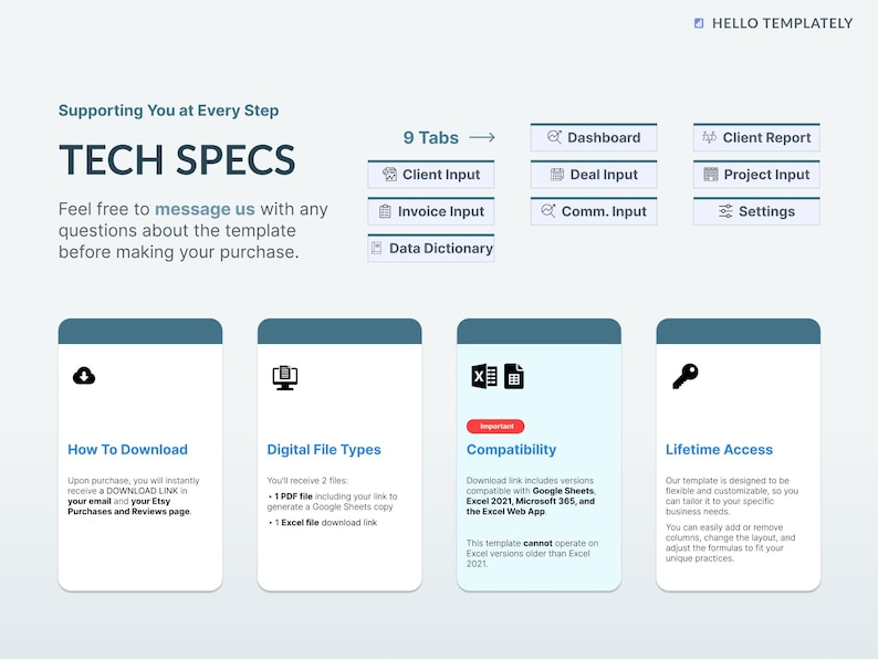 client tracker template, google sheets, excel, spreadsheet, lead management, project management, project tracker, invoice tracker, service client dashboard, business KPI, business performance tracking, customer conversion, customer segmentation