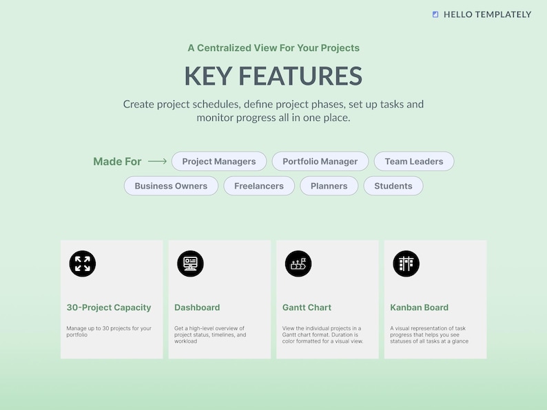 Project Management Template: Google Sheets Task Tracker (digital ...