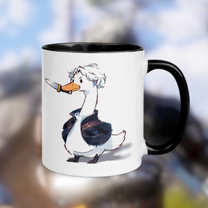Goosetarion Astarion Baldurs Gate 3, D&D Neil Newbon Fan Art Goose Game Inspired Character Mug