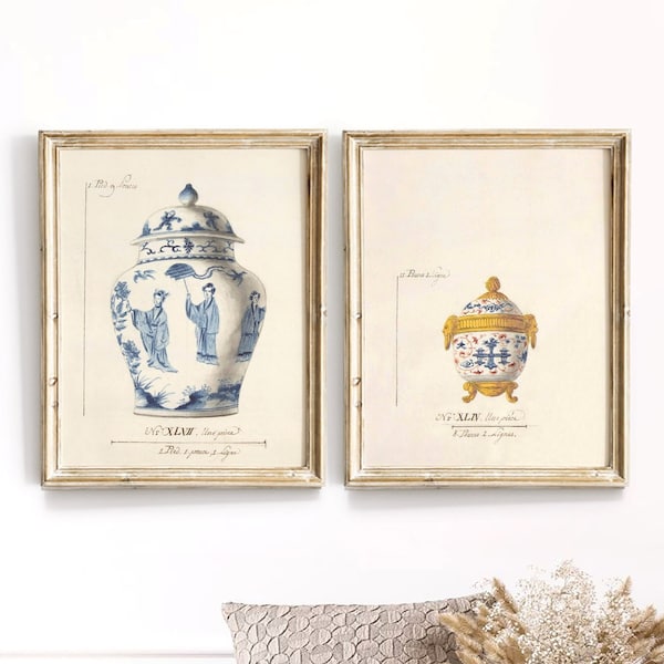 Chinoiserie Art Printable - Etsy