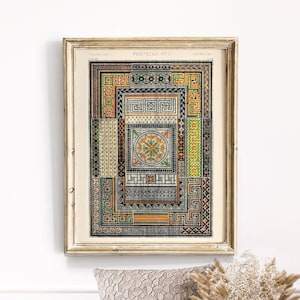 Pompeii print, Pompeii art, colorful wall art, Pompeii fresco, Roman fresco, Italian prints, Italian decor, historical prints, fresco prints