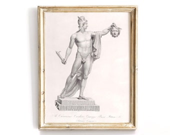 Perseus and Medusa Print: Greek Mythology Art (Digital Download)