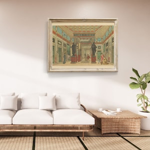 Pompeii Interior Print: Ancient Italian Fresco Art (Digital Download) image 7