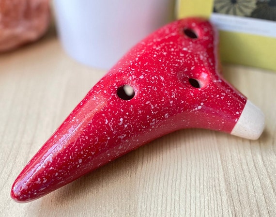 Ocarina Coreana Noble In Ceramica - Alto F - Scegli Il Tuo Colore!