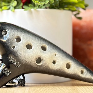 Soprano g  12 hole Ceramic Ocarina. Great Gift, Easy to Carry and Learn.