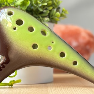 12 Hole Alto C Ceramic Ocarina. Great Gift!