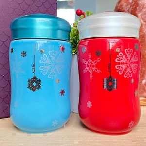 Acera Liven乾唐軒活瓷 Live Porcelain Tourmaline Anion Travel Mug Series -Snow Flakes