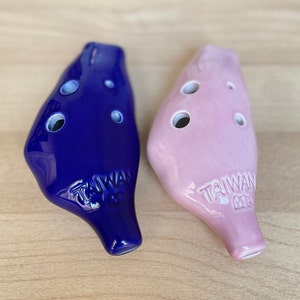 6 hole Alto C shape of Taiwan Ceramic Ocarina