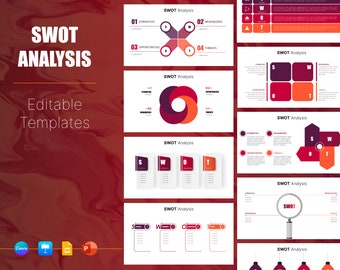 SWOT Analysis Template: Editable Imfographics for PowerPoint and Google Slides