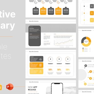 Executive Summary Info graphic, Powerpoint Template, Vorlage für Powerpoint, Design Vorlage, Template Design, Powerpoint Infographic, Slides