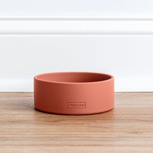 Small Silicone Pet Food/Water Bowl: Aesthetic, BPA and Phthalate Free, Dishwasher & Microwave Safe, Shatterproof, Small Dog or Cat Bowl