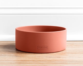 Large Silicone Pet Food/Water Bowl: Aesthetic Dog Bowl, Durable, Microwave and Dishwasher Safe, BPA and Phthalate Free, Non Slip, Quiet