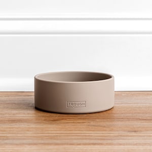 Small Silicone Pet Food/Water Bowl: Aesthetic, BPA and Phthalate Free, Dishwasher & Microwave Safe, Shatterproof, Small Dog or Cat Bowl