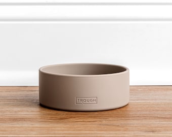 Small Silicone Pet Food/Water Bowl: Aesthetic, BPA and Phthalate Free, Dishwasher & Microwave Safe, Shatterproof, Small Dog or Cat Bowl