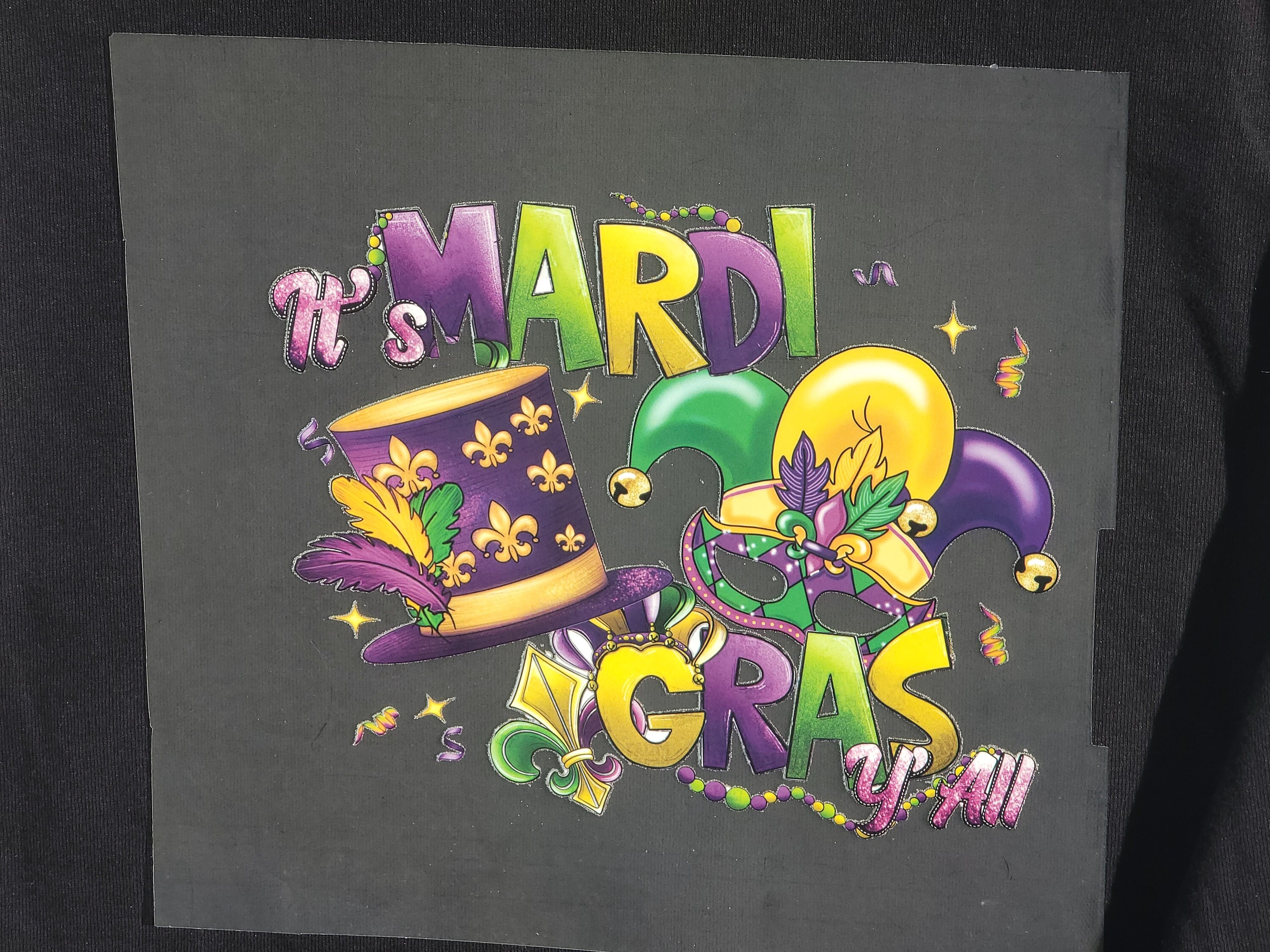 mardi gras decals