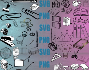 150+ School SVG Bundle | Back to School SVG Teacher Svg Clipart | Kids ...