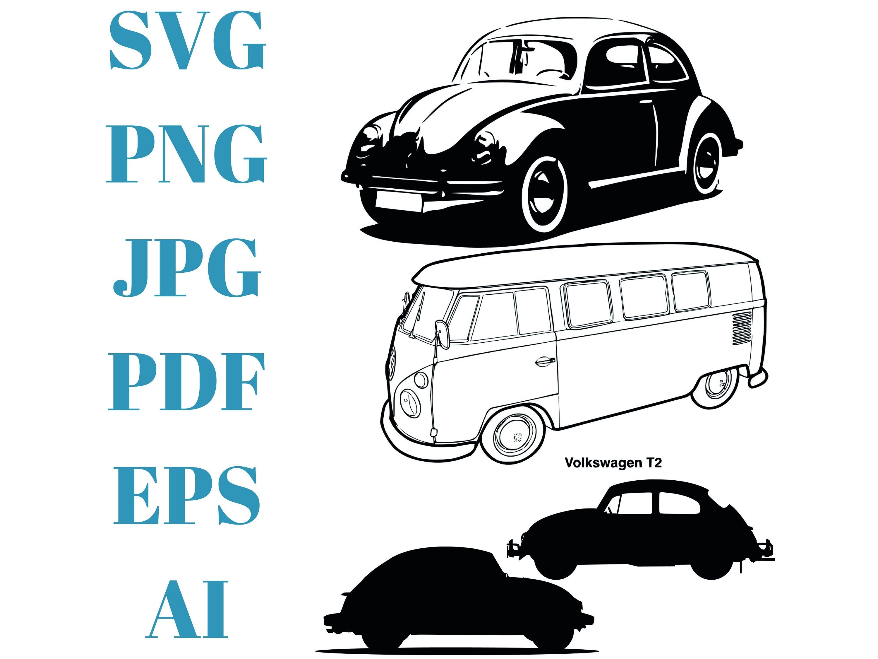 Haakpatroon Klassieke Kever Bug Auto Retro PDF Patroon Kevertje