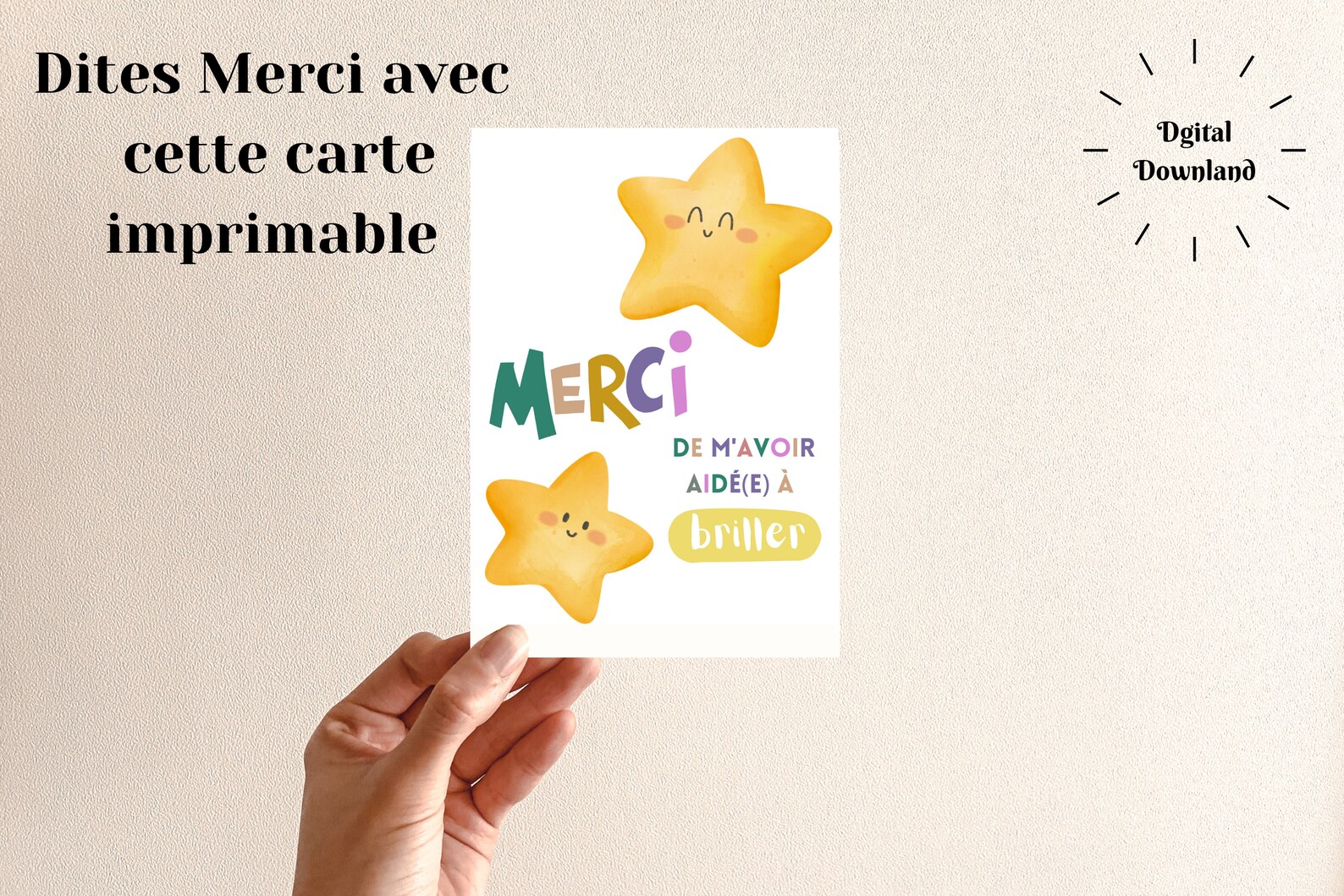 Carte De Remerciement Nounou Maîtresse merci De Mavoir - Etsy Canada