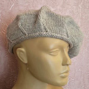 Handmade Parisian Beret - Classsic French Hat,  Artist Beret - Vintige Style Painter Hat, Unisex Artist Hat, Boho French Beret