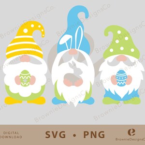 Easter Gnome Shirt Design PNG, SVG