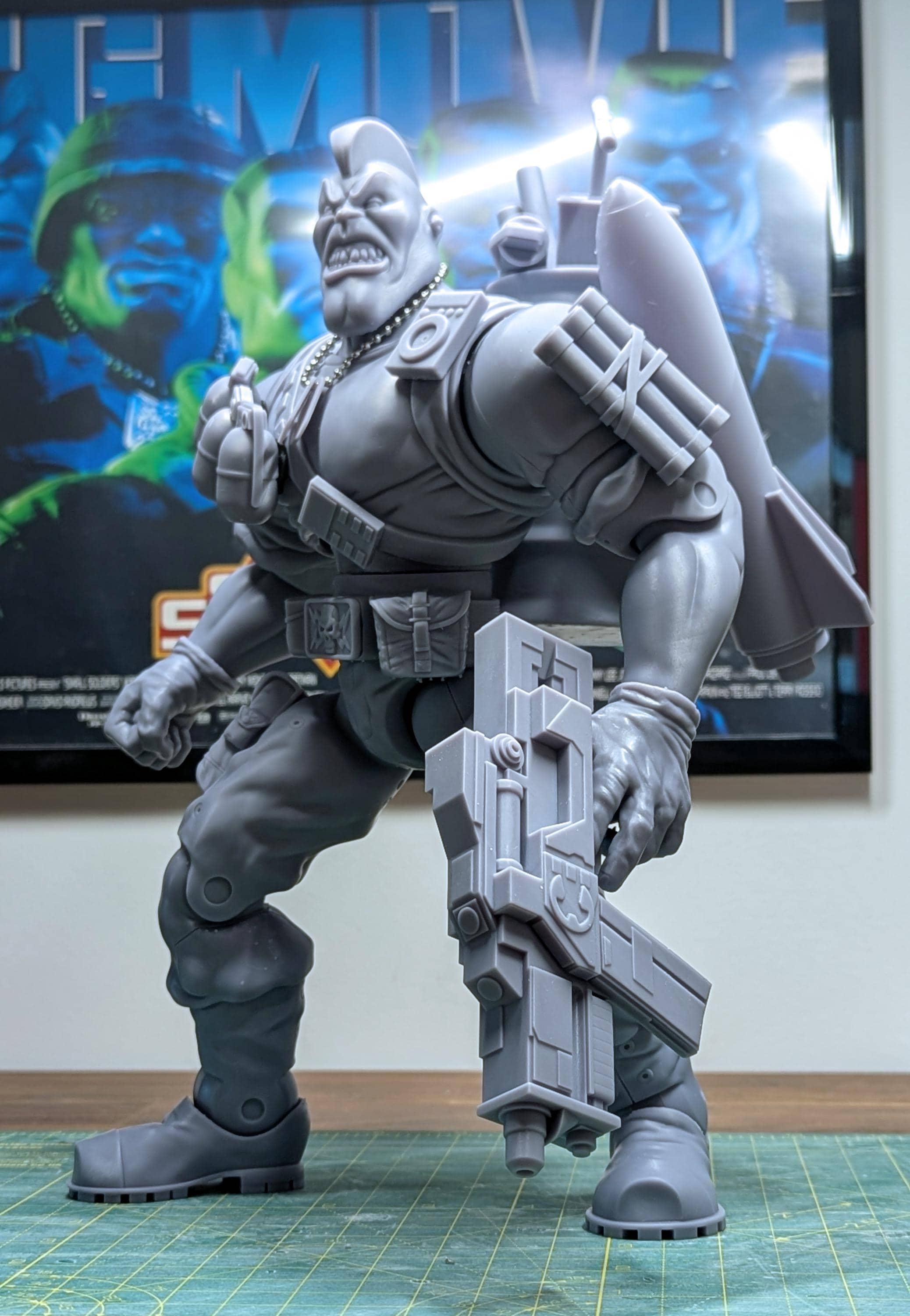 Small Soldiers - NICK NITRO - Hero Pose Statue - Etsy