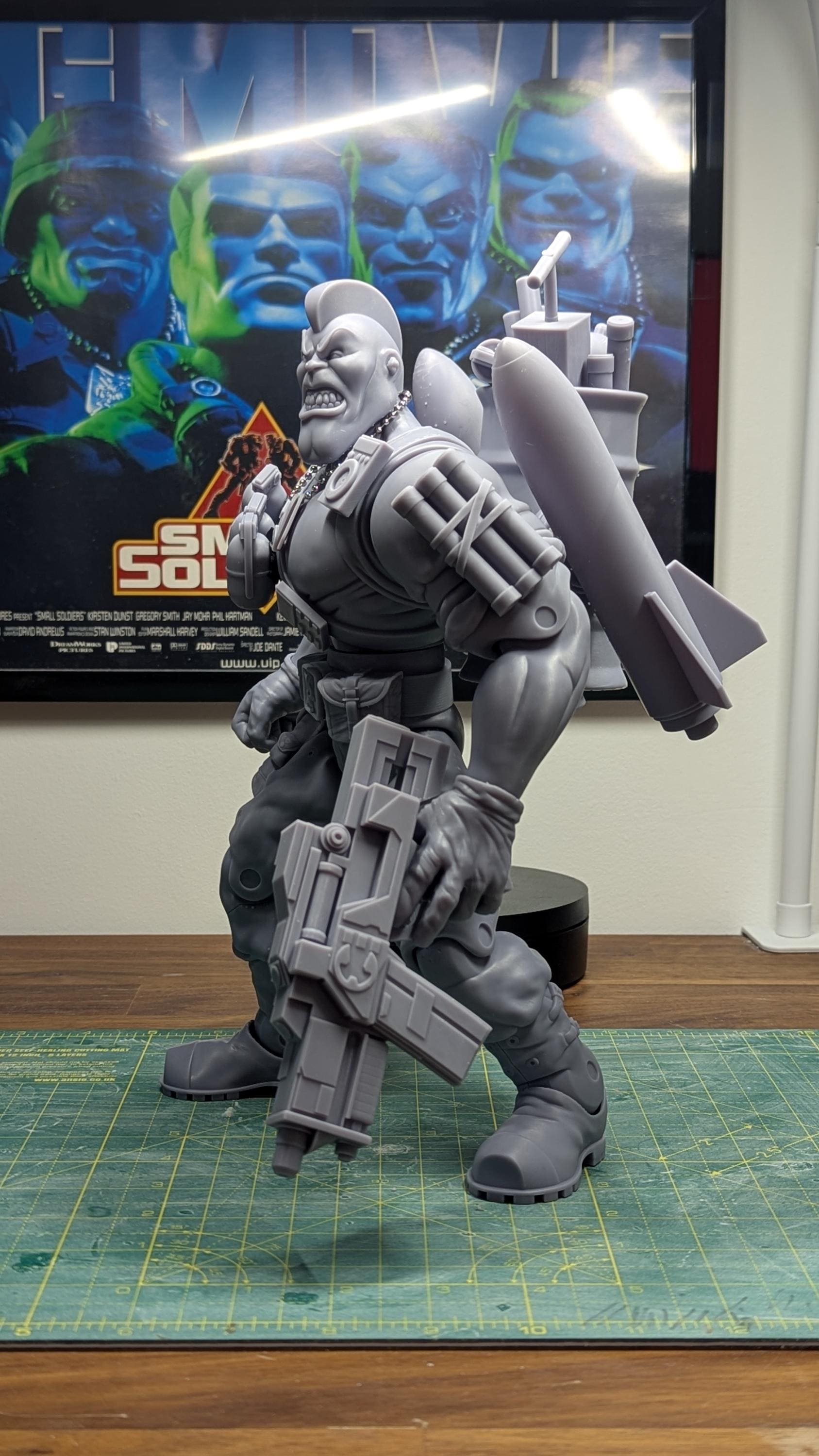 Small Soldiers - NICK NITRO - Hero Pose Statue - Etsy