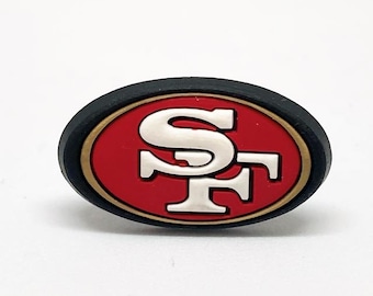 San Francisco 49ers NFL Team - Jibbitz - Official Authentic Shoe Charm - Rare - for Croc Shoe Holes