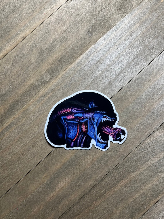 Xenomorph Sticker 3 Inch, Alien Sticker, Creature Sticker, Space Sticker, Vinyl Sticker, Glossy Sticker, Holographic Sticker