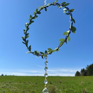 Spider Homes for indoor or outdoor use, Blue, Sun catchers, Dreamcatchers, Pets, Natural Pest Control