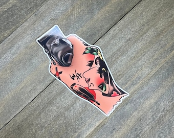 Stylist Hand Sticker, Full Tattoos, 3 Inch, Barber, Hair Stylist, Cosmetologist, Tattoo, Vinyl, Glossy, Stickers for Laptop, Gift