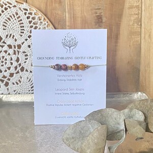 Armband bei Depression, Achtsamkeitsarmband, Heilstein Armband, Armband gegen Depression, Kraftsteine, Mutmachgeschenk, Edelsteine #115