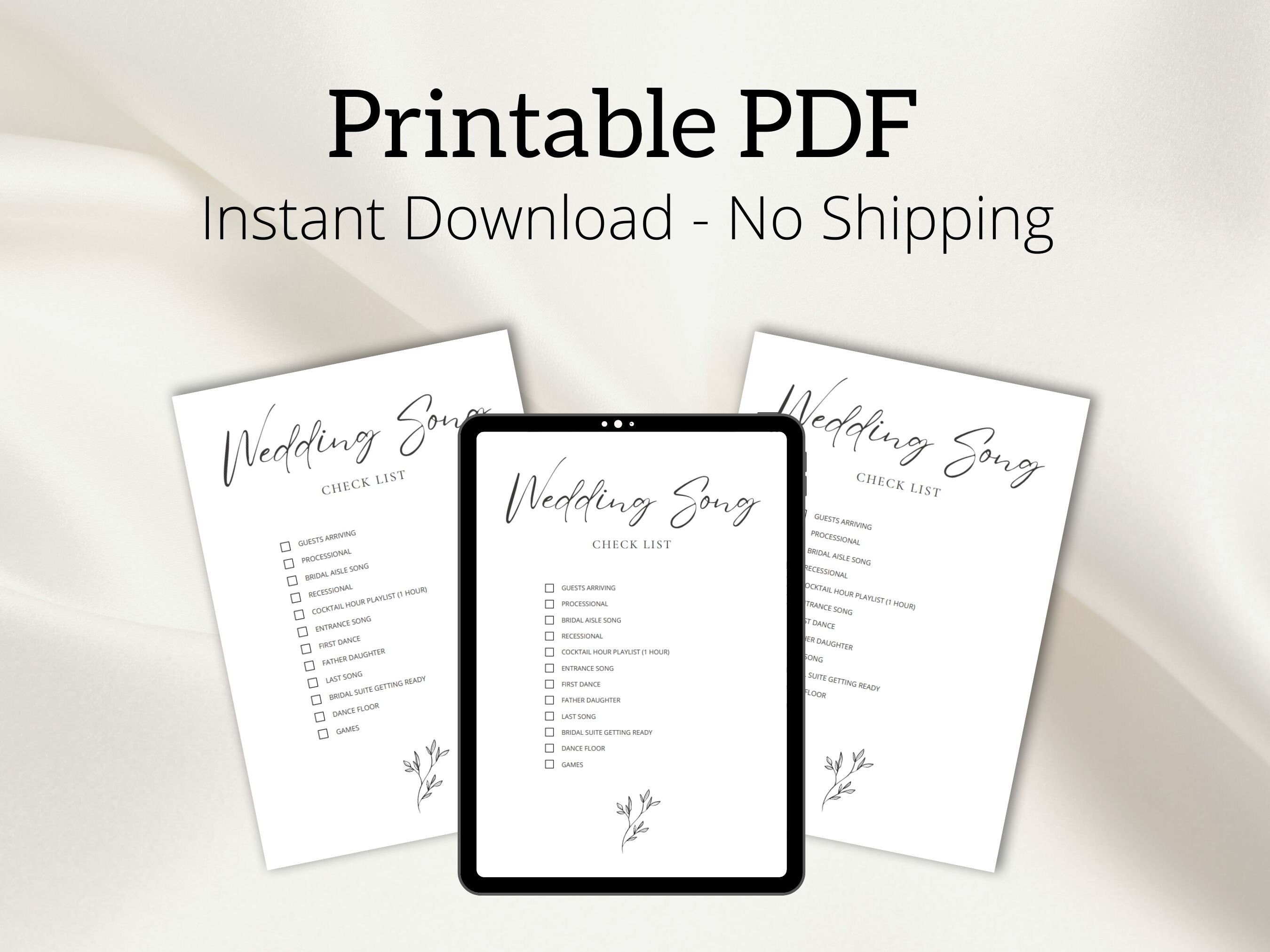 Wedding Song Checklist Printable Wedding Song List Wedding - Etsy Australia