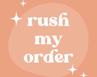 RUSH MY ORDER - blanket orders!