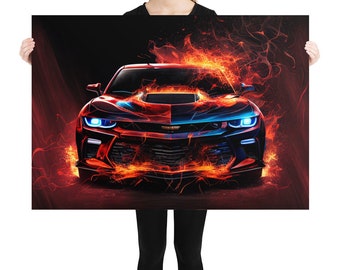 Camaro Hot Rod Poster