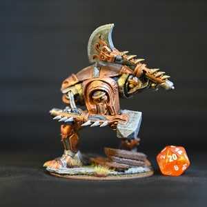 Warforged Titan pintado en miniatura
