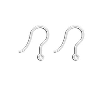 Gancho para pendientes de plástico transparente de alta calidad, accesorio de joyería hipoalergénico, ideal para orejas sensibles - 20 unidades