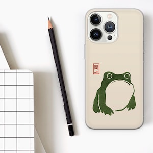 Grumpy Frog Phone Case Matsumoto Hoji Cover Fit for iPhone 17 Pro Max 16 15 14 13 12 13 11 Samsung S25 S24 S23 FE A56 A16 A14 Huawei P30 Pro image 7