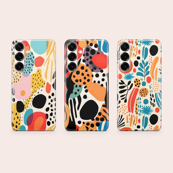 Polka Dots Phone Case Retro Design Cover Fit For Samsung S26 Ultra S25 S24 S23 S22 Plus S20 FE Note 20 A16 A17 A25 A57 A56 A14