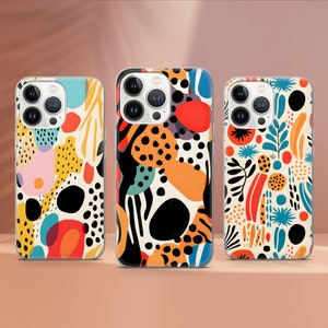 Polka Dots Phone Case Retro Design Cover Fit for iPhone 17 Pro Max 16 15 14 13 12 13 11 XS Samsung S25 S24 S23 FE A56 A16 A14 Huawei P30 Pro image 1