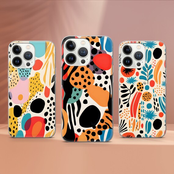 Polka Dots Phone Case Retro Design Cover Fit for iPhone 17 Pro Max 16 15 14 13 12 13 11 XS Samsung S25 S24 S23 FE A56 A16 A14 Huawei P30 Pro